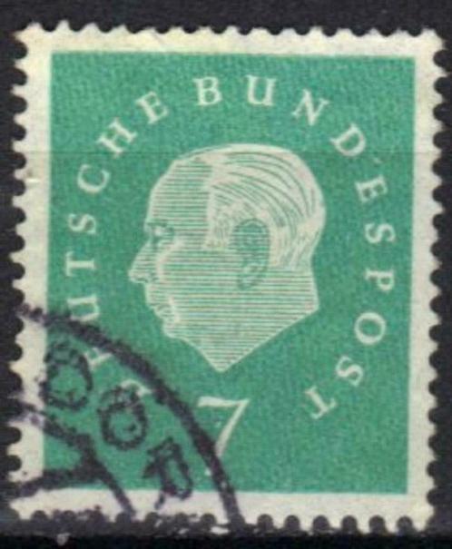 Duitsland Bundespost 1959 - Yvert 173 - Heuss (ST), Timbres & Monnaies, Timbres | Europe | Allemagne, Affranchi, Envoi