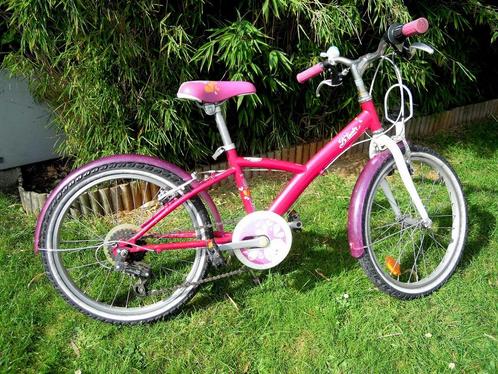 Vélo B-Twin rose à 5 vitesses pour enfants, Vélos & Vélomoteurs, Vélos | Filles, Utilisé, 18 pouces, Frein à main, Vitesses, Enlèvement