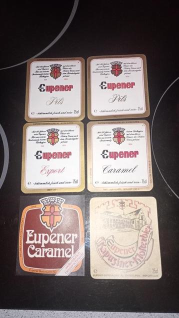 Brasserie bière lot de 6 étiquettes Eupenerbier différentes