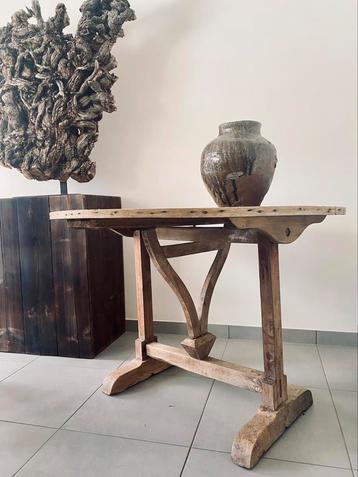 Antieke wijntafel table du vigneron 