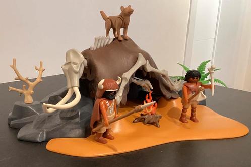 Playmobil 5101: Prehistorische tent met jagers., Kinderen en Baby's, Speelgoed | Playmobil, Zo goed als nieuw, Complete set
