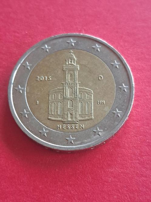 2015 Allemagne 2 euros Hesse J Hamburg, Timbres & Monnaies, Monnaies | Europe | Monnaies euro, Monnaie en vrac, 2 euros, Allemagne