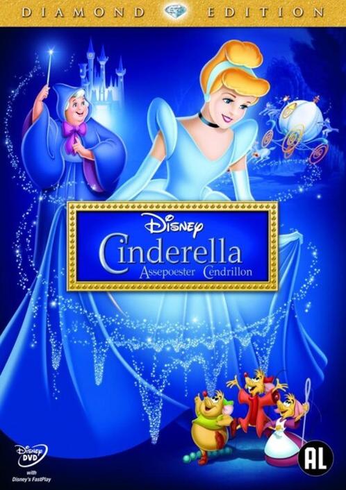 Disney dvd - Cinderella ( Gouden rugnummer 12 ), CD & DVD, DVD | Films d'animation & Dessins animés, Enlèvement ou Envoi
