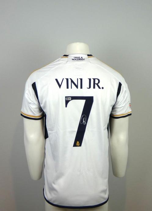 Gesigneerd shirt vinicius Jr met coa beckett, Collections, Articles de Sport & Football, Maillot, Enlèvement ou Envoi