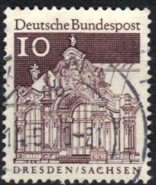Duitsland Bundespost 1967-1969 - Yvert 391 - Gebouwen (ST), Timbres & Monnaies, Timbres | Europe | Allemagne, Affranchi, Envoi
