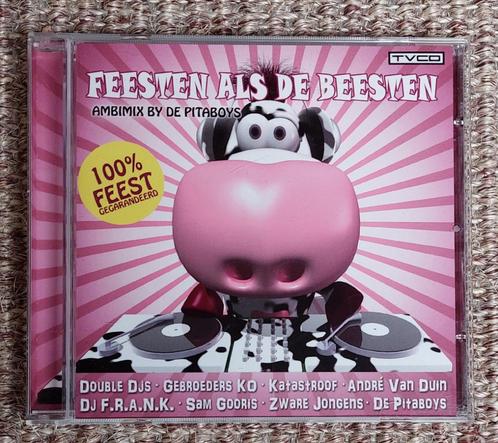 Cd Feesten als de Beesten - Cd in uitstekende staat - € 4, CD & DVD, CD | Néerlandophone, Comme neuf, Autres genres, Enlèvement ou Envoi