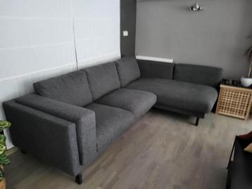 Grand canapé Ikea "Nockeby" 3 places avec méridienne 