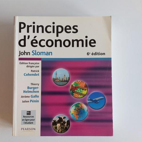 Principes D'Economie, Livres, Livres d'étude & Cours, Utilisé, Enseignement supérieur, Enlèvement