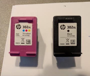 Inktpatronen printer HP 302XL (1 zwart, 1 kleur)