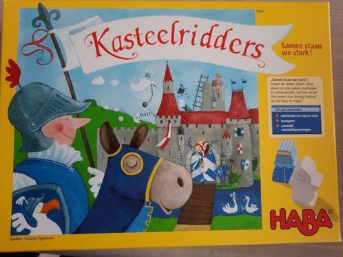 Kasteelridders Haba, Hobby & Loisirs créatifs, Jeux de société | Autre, Comme neuf, 1 ou 2 joueurs, Trois ou quatre joueurs, Enlèvement ou Envoi