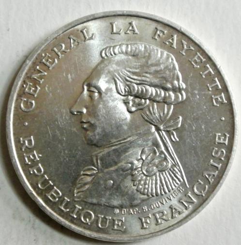 AV MONNAIE FRANCE KM #962 „100 FRANCS LAFAYETTE SILV” UIT 19, Postzegels en Munten, Munten | Europa | Niet-Euromunten, Losse munt