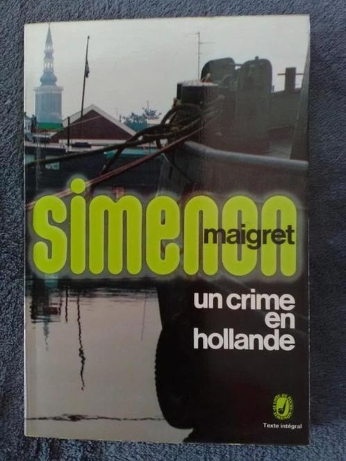 "Un crime en Hollande" Georges Simenon (1963), Livres, Policiers, Utilisé, Enlèvement ou Envoi