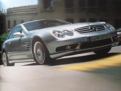 Cahier Mercedes 500 & 55 AMG SL R230 09-2001, Livres, Autos | Brochures & Magazines, Mercedes, Enlèvement ou Envoi