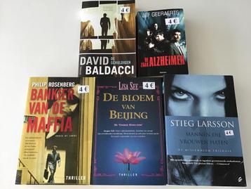 8 thrillers à 4 euros par thriller