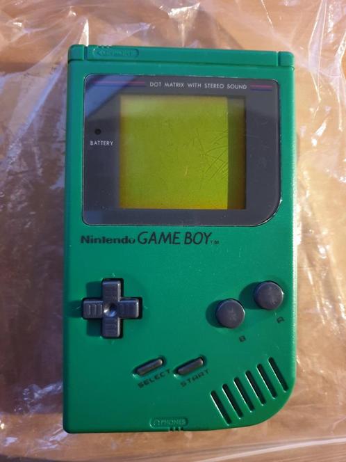 Refurbished > Original Gameboy Fat Green, Consoles de jeu & Jeux vidéo, Consoles de jeu | Nintendo Game Boy, Utilisé, Game Boy Classic