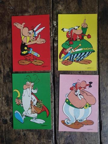 4 cartes Astérix (Pub. Iglo - 1967).