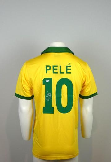 Gesigneerd shirt pele met coa beckett 