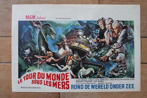 filmaffiche Around The World Under The Sea 1966 filmposter, Collections, Posters & Affiches, Comme neuf, Cinéma et TV, A1 jusqu'à A3