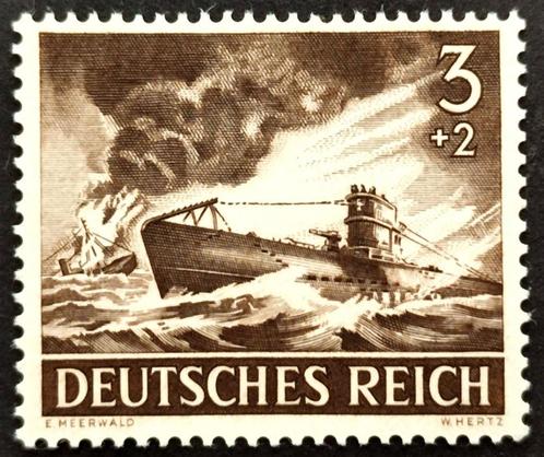 Deutsches Reich: U-Boot 1943 POSTFRIS, Postzegels en Munten, Postzegels | Europa | Duitsland, Postfris, Overige periodes, Ophalen of Verzenden