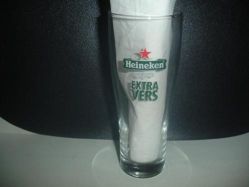 Bierglas Heineken Extra Vers, Collections, Marques de bière, Comme neuf, Verre ou Verres, Heineken, Enlèvement ou Envoi
