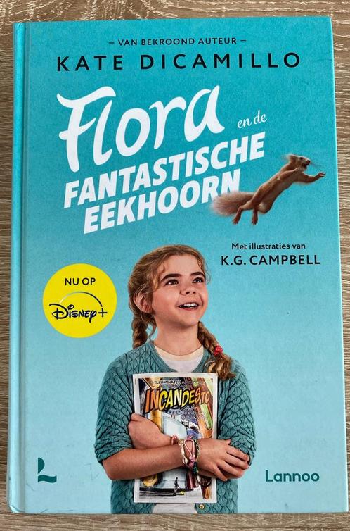 Kate DiCamillo - Flora en de fantastische eekhoorn, Boeken, Kinderboeken | Jeugd | 10 tot 12 jaar, Zo goed als nieuw, Ophalen of Verzenden