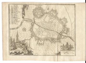 1769 - Tournai - plan de la ville