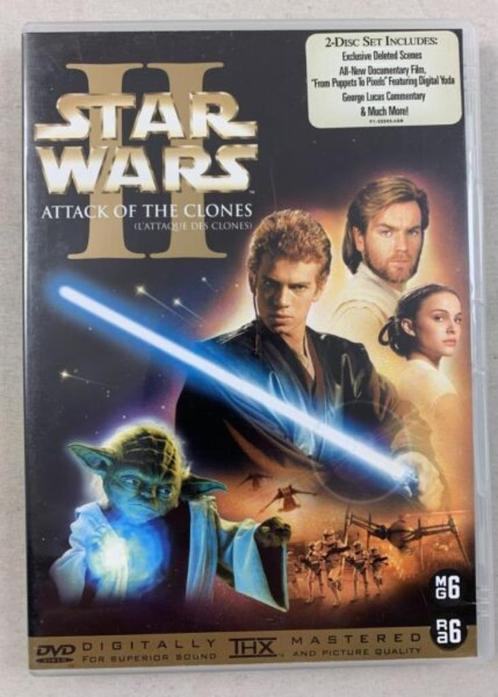 Coffret DVD et 2 DVD Star Wars Attack of the Clones avec sou, CD & DVD, DVD | Science-Fiction & Fantasy, Utilisé, Enlèvement ou Envoi