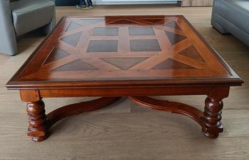 Prachtige houten salontafel