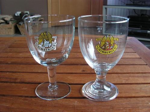Deux verres de Grimbergen (3€ pour tout), Collections, Marques de bière, Comme neuf, Verre ou Verres, Autres marques, Enlèvement ou Envoi
