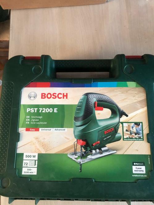 Scie sauteuse Bosch pst 7200E, Doe-het-zelf en Bouw, Gereedschap | Zaagmachines, Zo goed als nieuw, Decoupeerzaag, Minder dan 600 watt