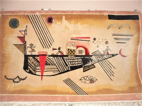 (Wassily Kandinsky) Kunst moderne wandtapijt van Puur zijde, Antiquités & Art, Art | Peinture | Moderne, Enlèvement