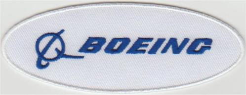 Boeing stoffen opstrijk patch embleem, Collections, Vêtements & Patrons, Neuf, Envoi