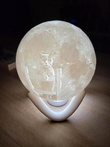 Origineel cadeau-idee 3d maanlamp