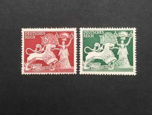 Duitse postzegels 1942 - Goldschmiedekunst, Timbres & Monnaies, Timbres | Europe | Allemagne, Non oblitéré, Empire allemand, Envoi