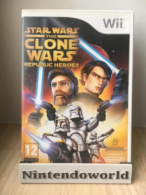 Star Wars - The Clone Wars - Republic Heroes (Wii), Games en Spelcomputers, Games | Nintendo Wii, Zo goed als nieuw, Vechten, Ophalen of Verzenden