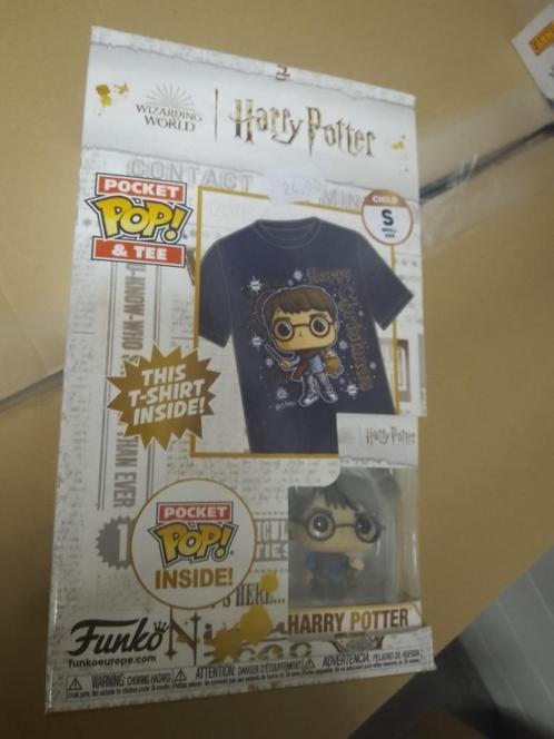 harry potter pocket pop + t-shirt leeftijd 8a9 en 10a11 jaar, Verzamelen, Harry Potter, Nieuw, Gebruiksvoorwerp, Ophalen of Verzenden