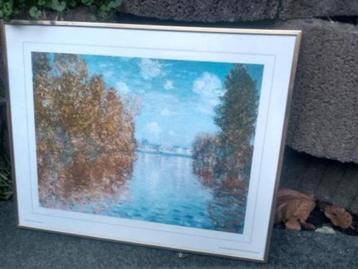 print / kader Bassin d'Argenteuil - naar Claude Monet