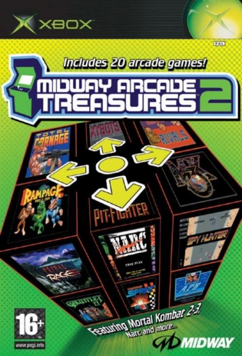 Midway Arcade Treasures 2, Consoles de jeu & Jeux vidéo, Jeux | Xbox Original, Comme neuf, Autres genres, 1 joueur, À partir de 16 ans