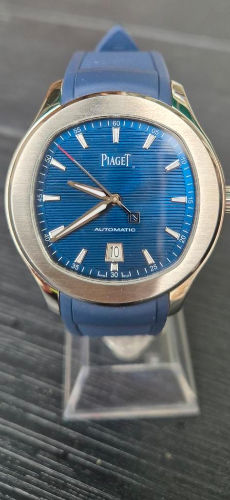 Piaget Polo S G0A43001, Handtassen en Accessoires, Horloges | Heren, Zo goed als nieuw, Polshorloge, Overige merken, Staal, Overige materialen