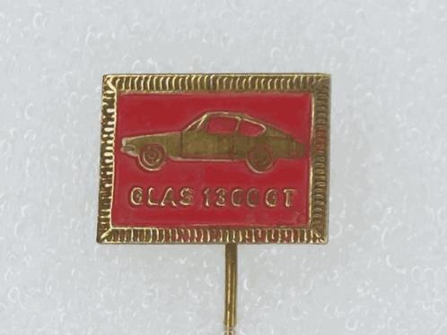 SP1505 Speldje GLAS 1300 GT rood, Collections, Broches, Pins & Badges, Utilisé, Enlèvement ou Envoi