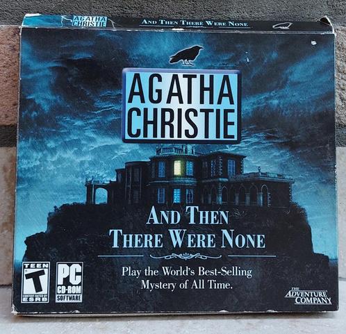 CD-Rom - Jeu PC - Agatha Chr. - And Then There Were None, Consoles de jeu & Jeux vidéo, Jeux | PC, Comme neuf, Aventure et Action