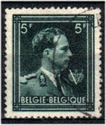 Belgie 1944 - Yvert/OBP 696 - Koning Leopold III (ST)