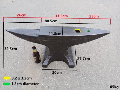 Aambeeld 105Kg, Antiquités & Art, Antiquités | Outils & Instruments, Enlèvement