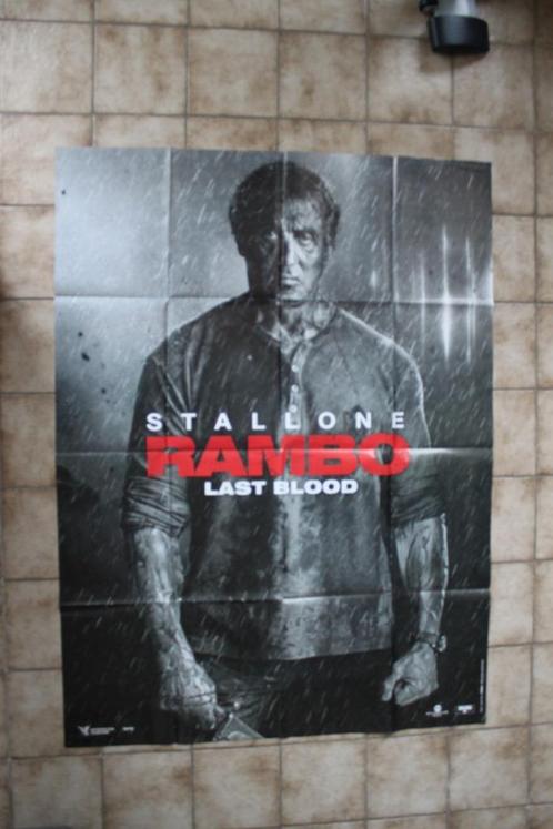 filmaffiche Sylvester Stallone Rambo Last Blood filmposter, Collections, Posters & Affiches, Comme neuf, Cinéma et TV, A1 jusqu'à A3