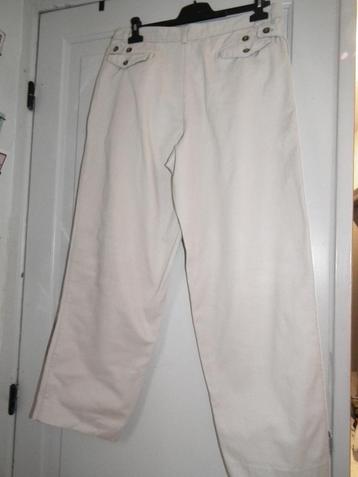 pantalon beige  pour homme. taille 52. 100% coton