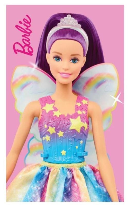 Barbie Fairy Handdoek - 30 x 50 cm, Enfants & Bébés, Accessoires de mode pour enfants, Neuf, Enlèvement ou Envoi