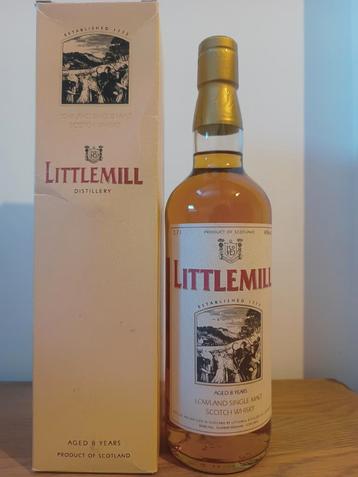Littlemill 8 years old - original bottling - fles perfect