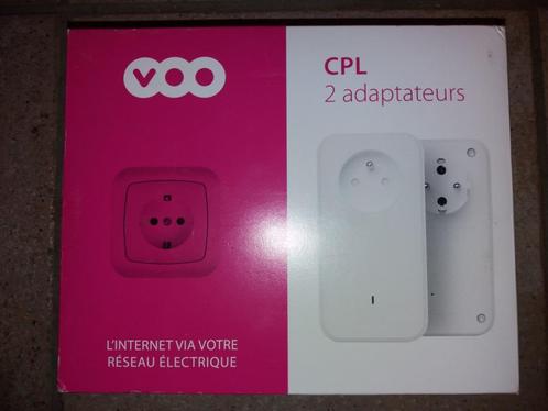 CPL (internet via réseau électrique) Voo 550., Informatique & Logiciels, Points d'accès, Comme neuf, Enlèvement ou Envoi