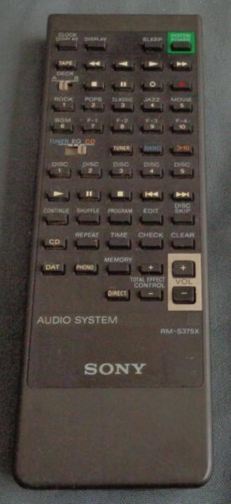 Télécommande SONY RM-S375X AUDIO SYSTEM, TV, Hi-fi & Vidéo, Télécommandes, Utilisé, Enlèvement ou Envoi