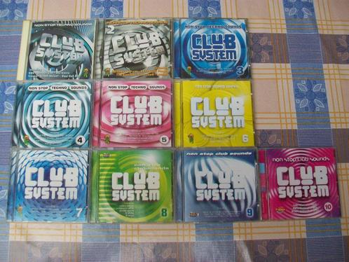 Club System - 1-2-3-4-5-6-7-8-9-10 - Trance - House - Retro, CD & DVD, CD | Dance & House, Utilisé, Techno ou Trance, Enlèvement ou Envoi